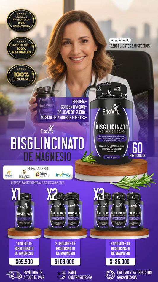 Magnesio Premium: Dile adiós al insomnio y al estrés definitivamente