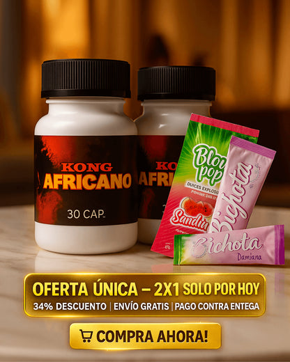 ¡KONG AFRICANO, LA SOLUCIÓN REAL A LAS ERECCIONES FLÁCIDAS!
