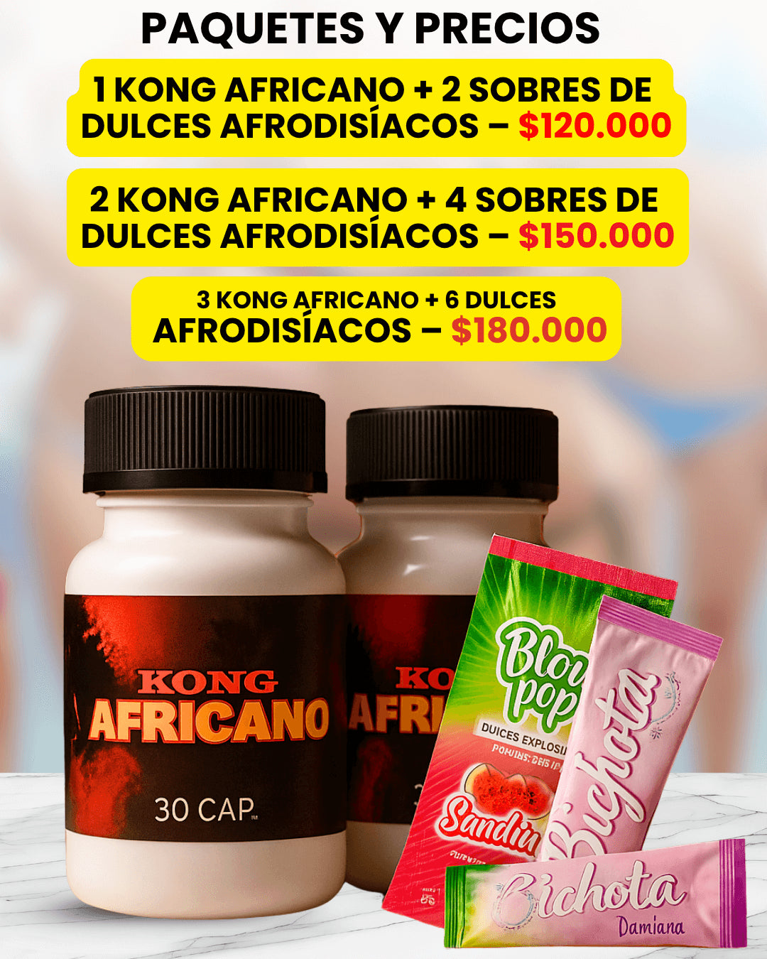 ¡KONG AFRICANO, LA SOLUCIÓN REAL A LAS ERECCIONES FLÁCIDAS!