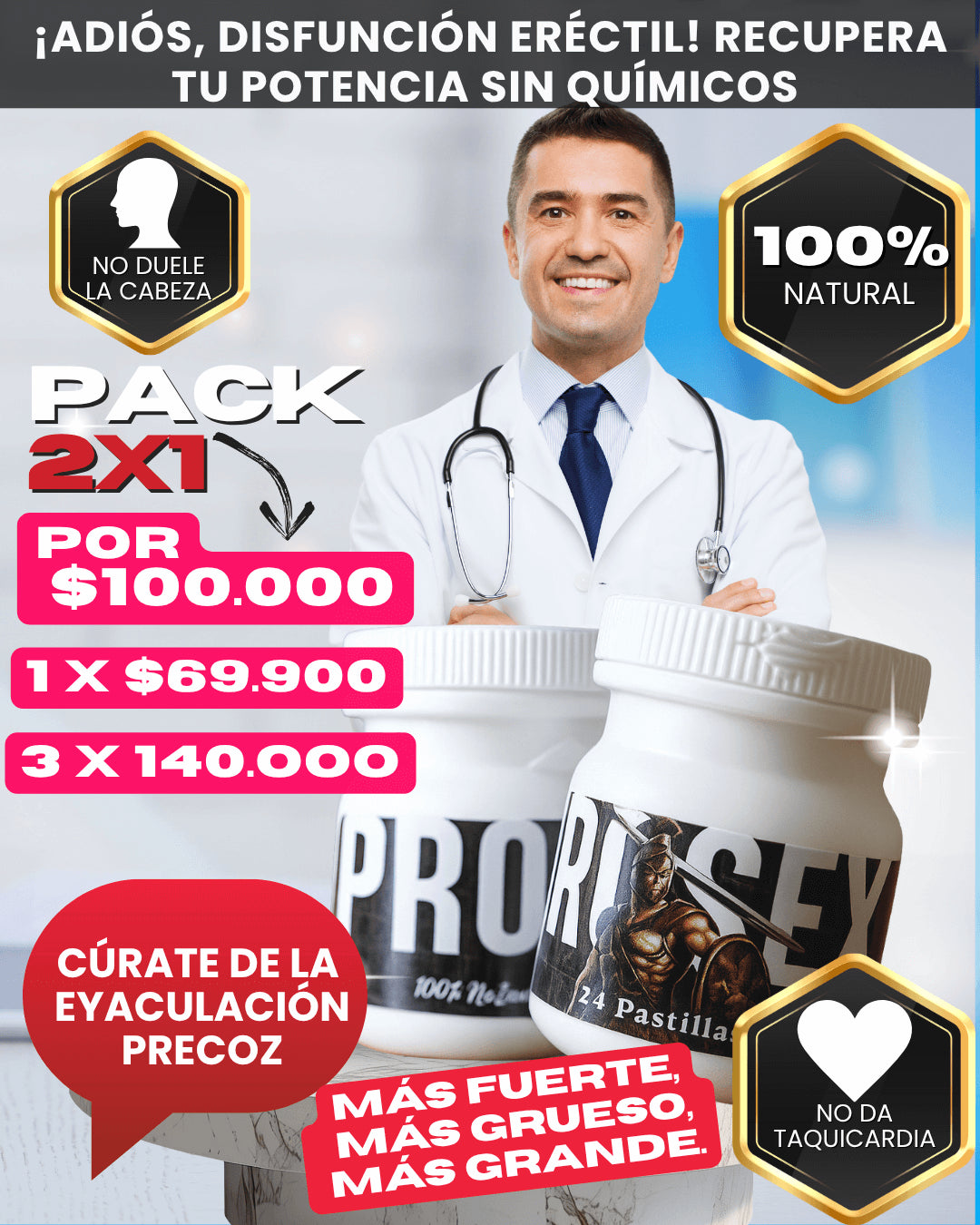 ¡PR0SEX, LA SOLUCIÓN REAL A LAS ERECCIONES FLÁCIDAS!