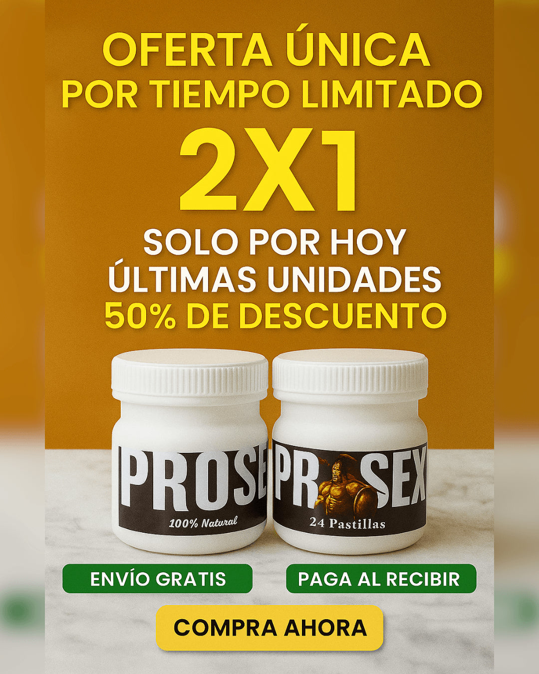 ¡PR0SEX, LA SOLUCIÓN REAL A LAS ERECCIONES FLÁCIDAS!